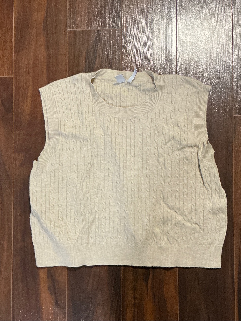 Cream Sweater Vest